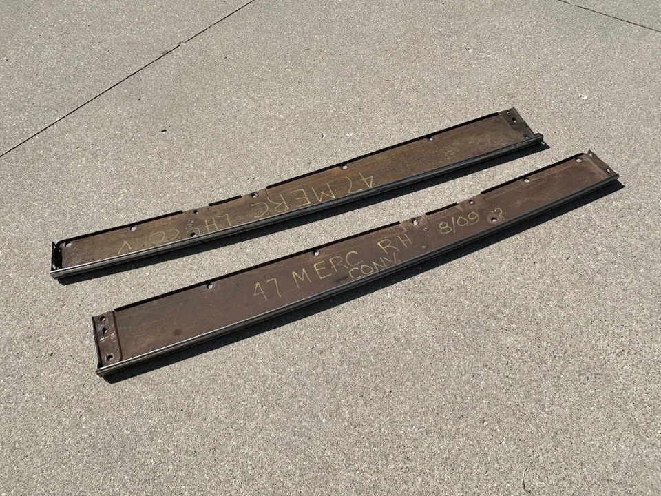 1946 1948 Mercury подножки w отделки пара R & L оригинальный молдинги изящный! - Изображение 2 из 4