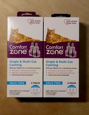 2 Boxes Comfort Zone Single Multi-Cat Calming Diffuser Refills, 2 PACK