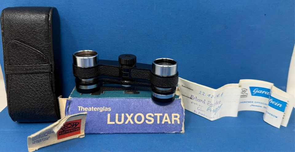 ROW Opernglas Theaterglas Luxostar DDR 1981 - Bild 2 von 4