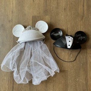 Disney Minnie Mouse Wedding Bride Ears Hat “Happily Ever After” NWT Disney Parks Wedding Bride Happily Ever After | Mercari main image 4