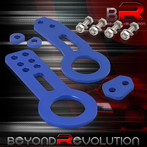 JDMSPEED Billet Aluminum Racing Front Rear Tow Hook Kit CNC JDM Anodized Red