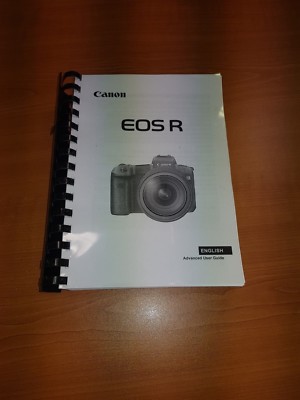 Eos R Manual CANON EOS R CAMERA PRINTED USER MANUAL GUIDE HANDBOOK 644 PAGES A5 | eBay