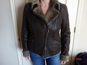 armani faux fur jacket
