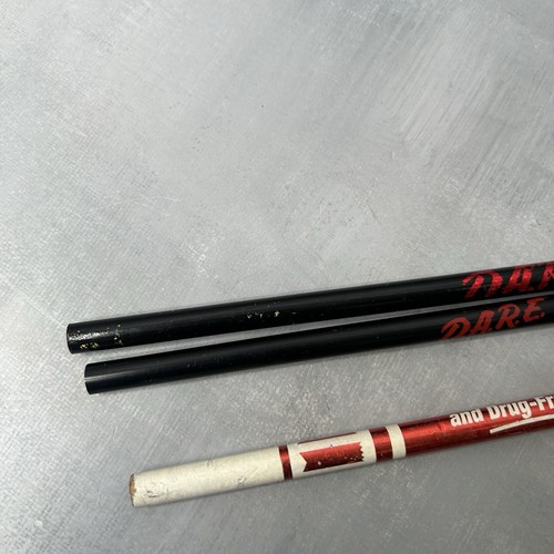 3 Vintage DARE Anti Drug Say No To Drugs Drug-Free School Unsharpened Pencils - Picture 9 of 13