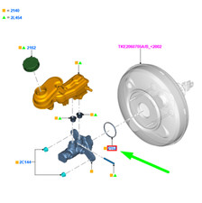 Maître-cylindre de frein Ford RANGER