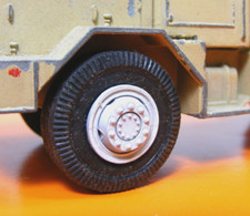 2 Front Budd Style Rims 12 Dia. For Our Military Tread Tires 2 Front Budd Style Rims 12 Dia. For Our Military Tread Tires