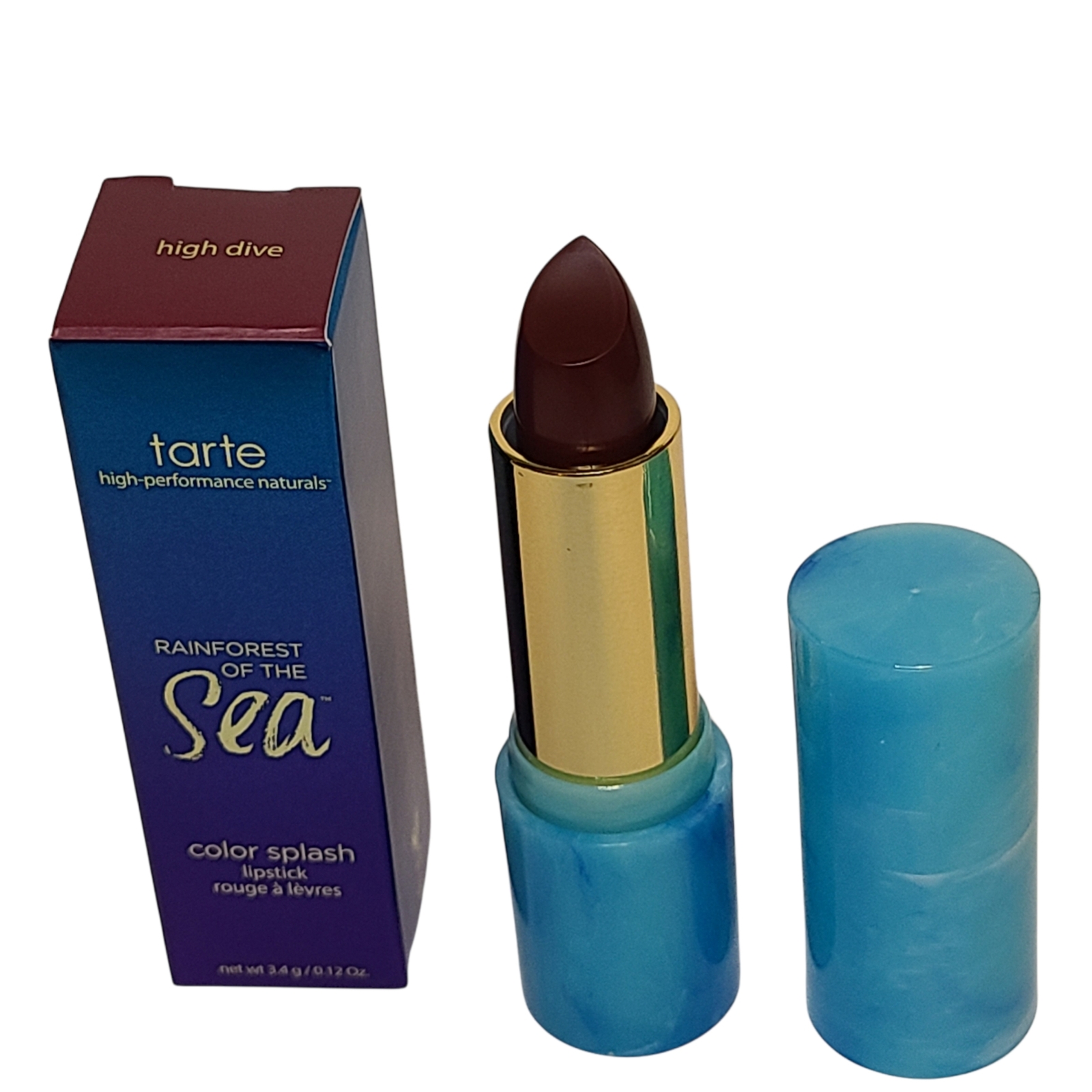 Tarte Color Splash Lipstick Rainforest of the Sea HIGH DIVE (wine) Full Size New eBay
