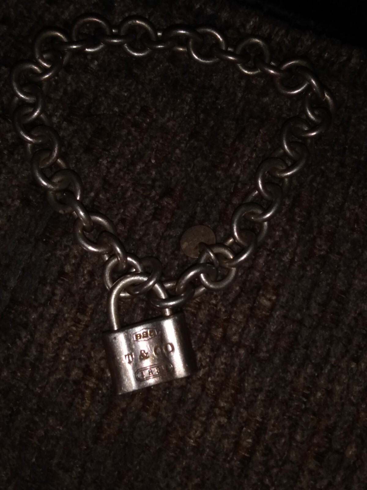 Tiffany & Co. 1837 Padlock Lock Bracelet Sterling Silver 925 FedEx DHL No Box