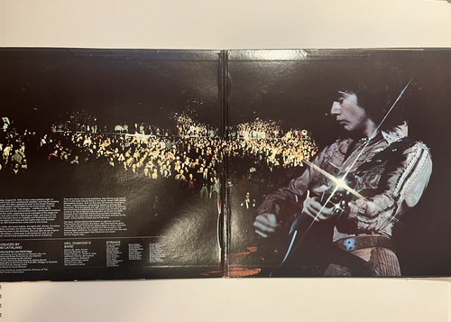 Neil Diamond Double LP "Hot August Night" MCA First Press 1972 MCA 2-8000 - Picture 3 of 4