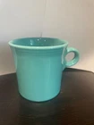 Fiestaware Fiesta Coffee Mug Turquoise Blue Teal Ring Handle Homer Laughlin