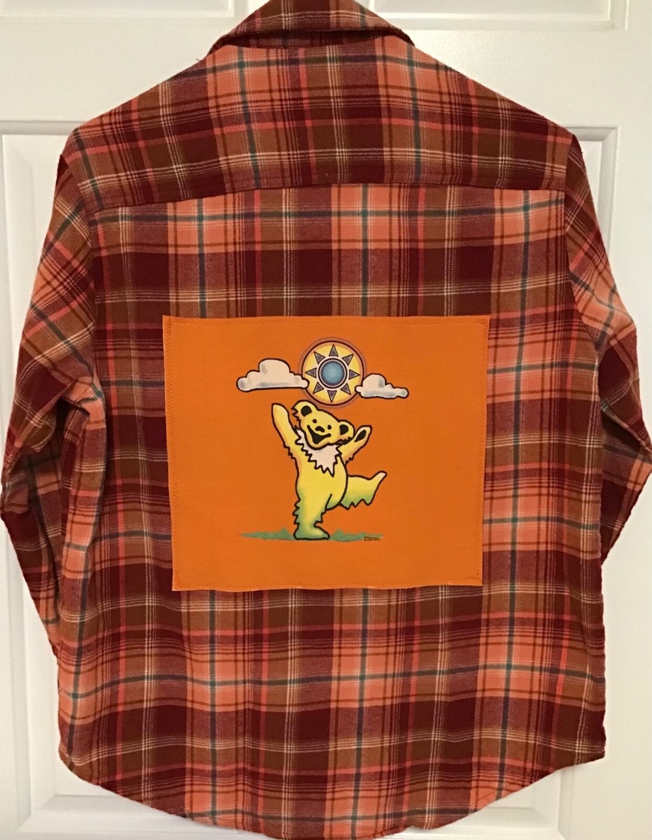 open lace back dress MEGA Grateful Dead Bear (Orange)