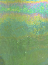Stained Glass, 96 COE Olive Green Opal Luminescent Fusible, Wissmach SHEET