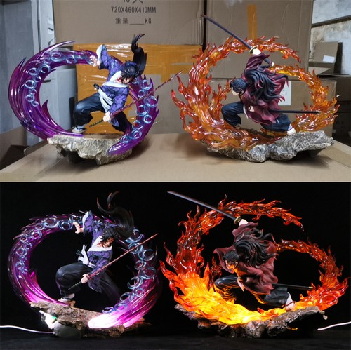 Demon Slayer Kokushibo VS Tsugikuni Yoriichi Battle Ver. W/ LED Light Figure 1PC - Picture 1 of 17