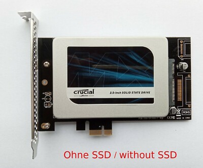 SATA auf PCI-Express x1 Adapter Karte | für Apple Mac Pro und auch Windows