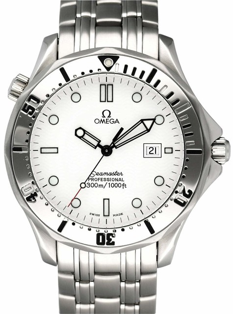 OMEGA Seamaster White Men's Watch 