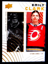 Emily Clark Tim Horton's Rookie Retrospectives card 80, 2024 -25 Charge
