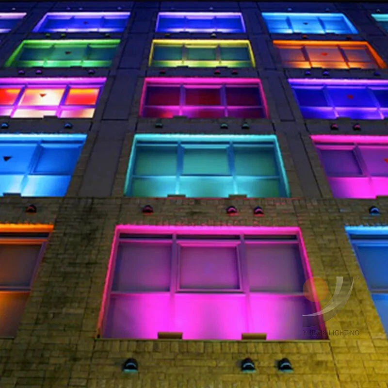 12x10W IP65 DMX 6in1 LED Wall Washer Outdoor Light for City Bar Hotel Restaurant - Image 4 of 4