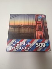Golden Gate Bridge Puzzle 500 Piece Coast To Coast Sure Lox 19x13 inch NEW
