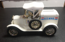 ERTL 1918 Ford Model T Runabout US Mail Metal Coin Bank Die Cast Loose