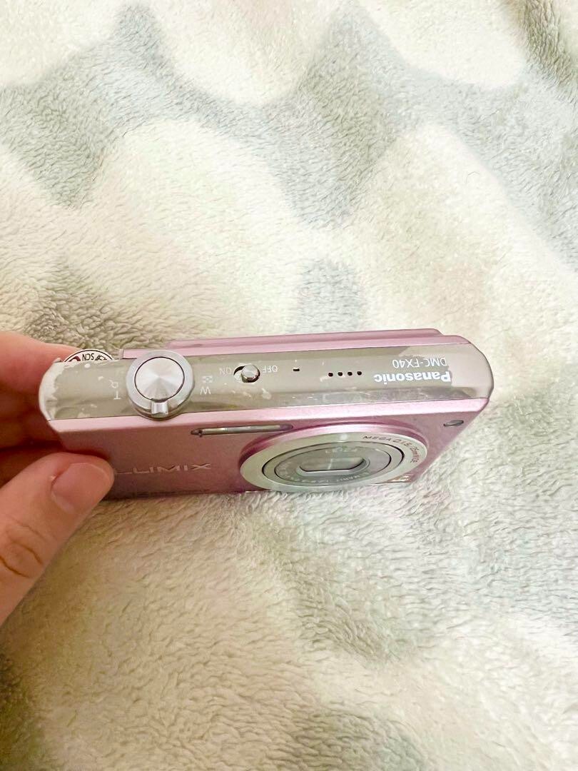 Panasonic Lumix Dmc-Fx40 Pink Compact Digital Camera Language