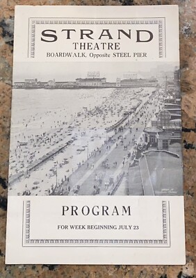 July 27, 1932 Strand Theatre Program Skyscraper Souls 9  x 6 