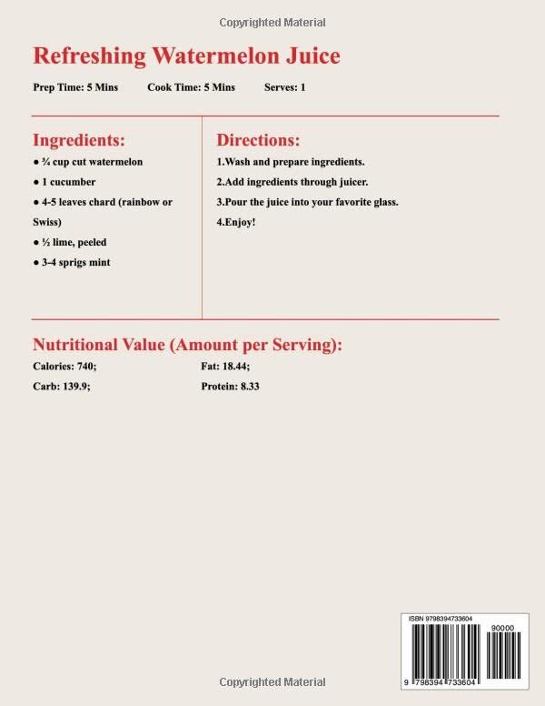 Juicing for Beginners US: Refreshing Juicer Recipes Book Easy & Delicious to Los