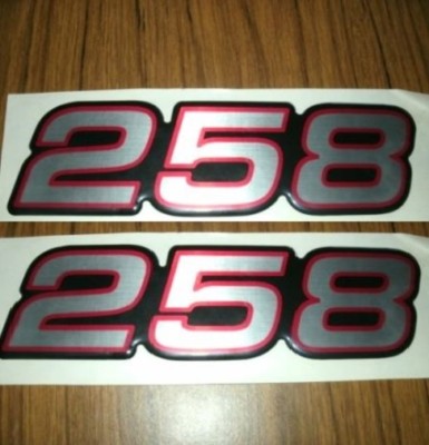 258 Boat Decals (Silver Series) * Pair | eBay