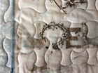 Handcrafted - Quilted Table Topper - Christmas Is Coming - NOEL- Silver/ Blue — photo 2
