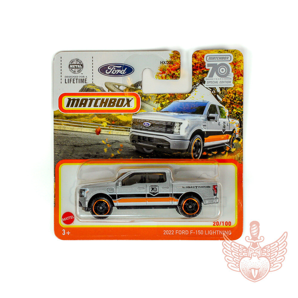 2022 Ford F-150 Lightning | Matchbox | Gray | Short Card | 1:64