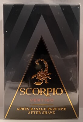 AFTER SHAVE SCORPIO VERTIGO FOR MAN NUOVO 100ML/3.4 FL.OZ NEU IN VERSIEGELTER...