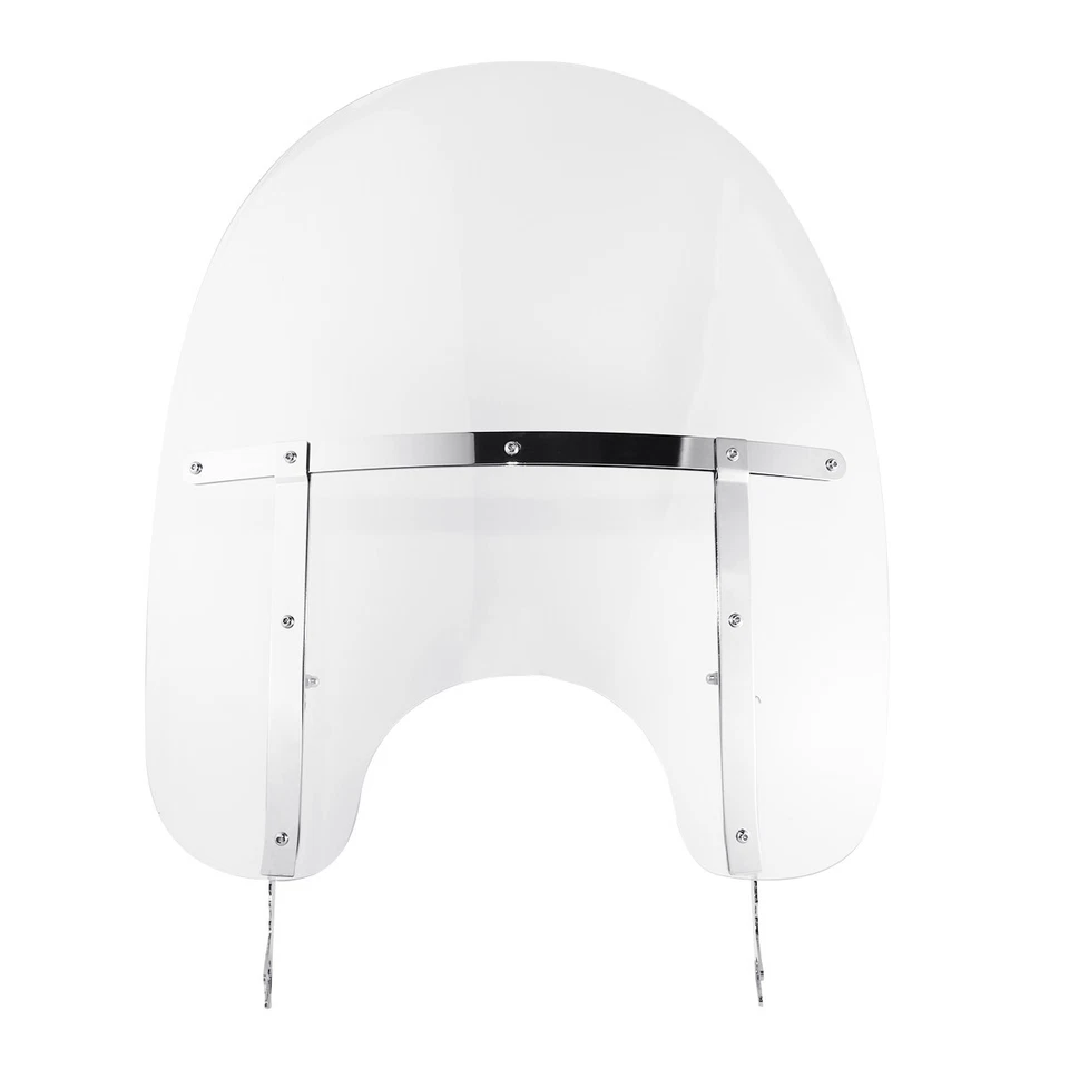 QUICK DETACH Clear Windshield Screen Fit For Harley Davidson Softail FLST FLSTC - Image 2 of 4