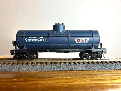 LIFE LIKE #???? Gulf Oil Corp. Coche cisterna de cúpula única #3882 con Kadees H.O. 1:87 | Zustand: Used