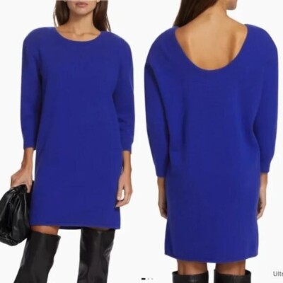 blue sheer long sleeve dress Sheer Long Sleeve Mini Dress – Madida Clothing main image 0