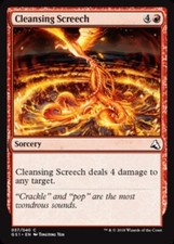 Cleansing Screech X4 (Global Series: Jiang Yanggu & Mu Yanling) MTG (NM) *CCGHou