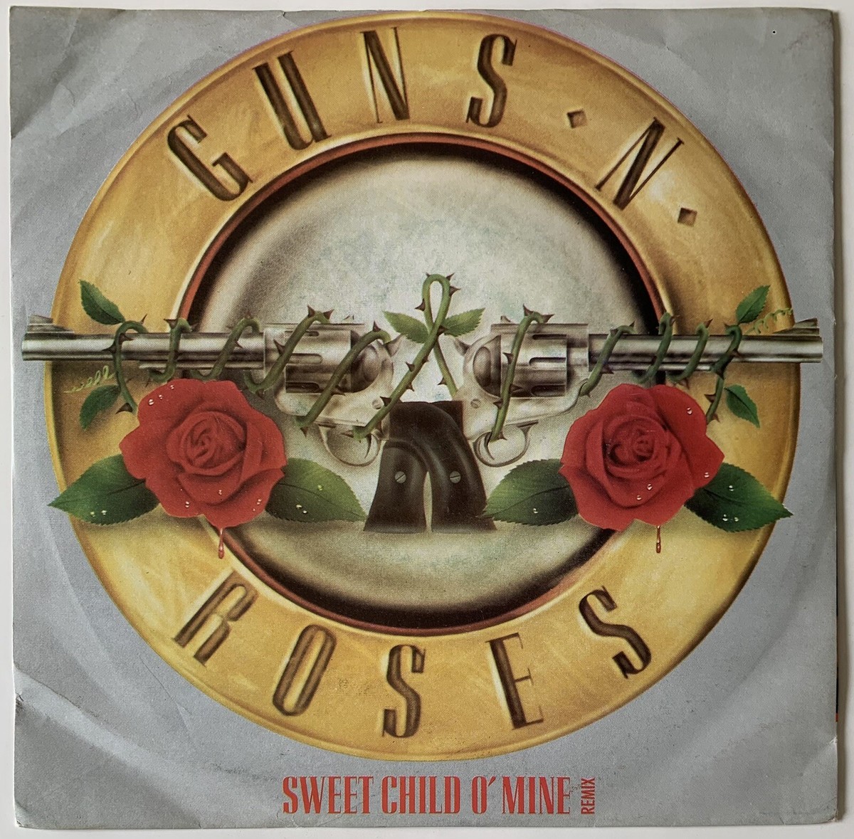 Guns 'N' Roses UK 7 Vinyl 45 Sweet Child O' Mine Remix Out
