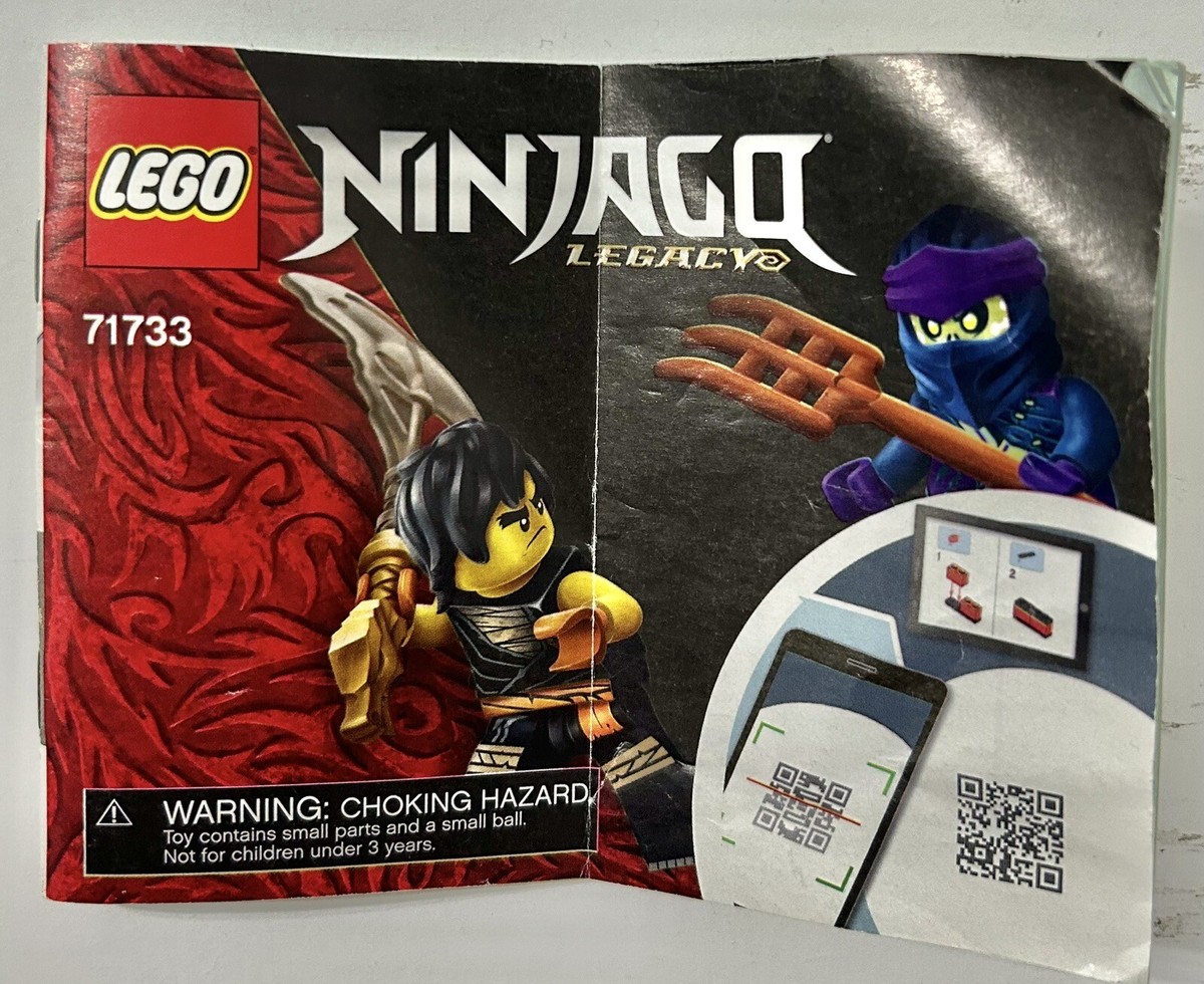 LEGO (71733) NINJAGO: Cole vs. Ghost Warrior Epic Battle Set, With