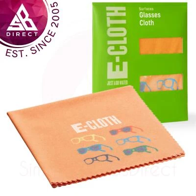 E-Cloth Glasses Cloth│Removes Grime, Smudges, and 99% Bacteria from Eyeglasses