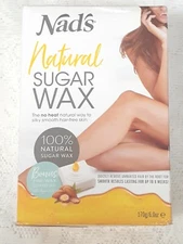(1) Nad's Natural Sugar Wax with Bonus Pre-Wax Cleansing Soap with Argan Oil