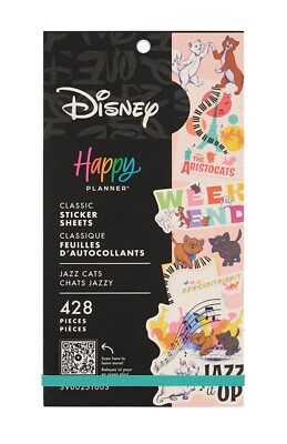 NEU! Happy Planner Disney The Aristocats Vorteilspack Stickerbuch