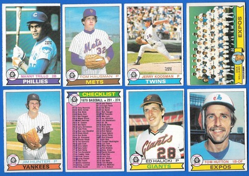 1979 OPC O PEE CHEE TOPPS MLB BASEBALL CARD 251-374 & WRAPPER SEE LIST - Picture 180 of 256