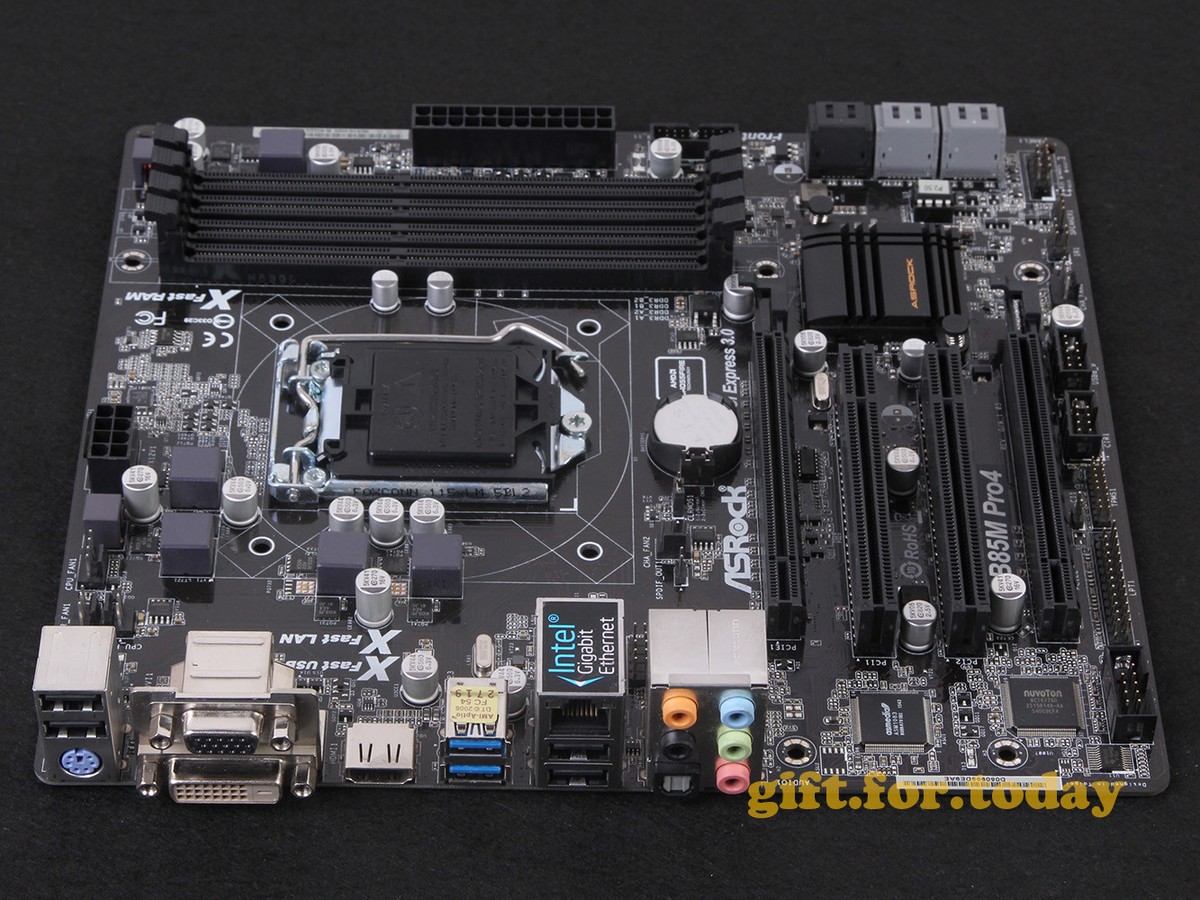 Original ASRock B85M PRO4 Intel B85 Motherboard Socket 1150