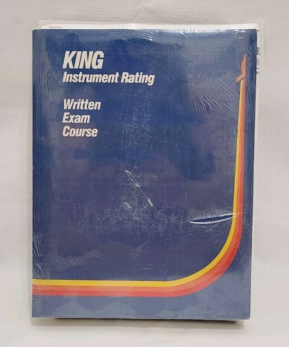 KING Instrument Rating Written Exam Course Books/VHS-New Sealed - Picture 3 of 3