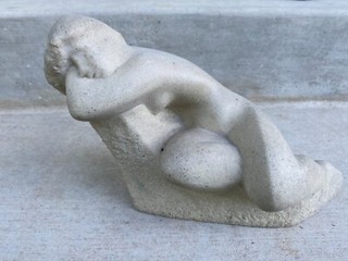 Lovely WPA Era stone sculpture "Vincent Glisky(1895 1975) signed