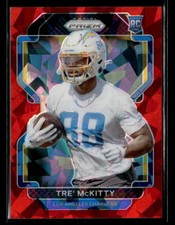 Tre' McKitty 2021 Panini Prizm #416 Red Ice Los Angeles Chargers
