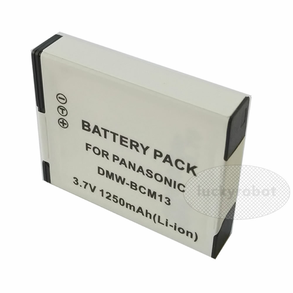 2x Akku Für Panasonic Lumix Kameras - DMW-BCM13E Ersatzbatterien 1800mAh