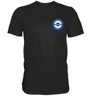 Hamburg Fan-T-Shirt Kokarde klein ''Hamburg'' - Premium Shirt