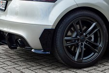 Hintere Seiten Flaps Satz aus ABS Kunststoff f&uuml;r Audi TT mit S-Line 8J