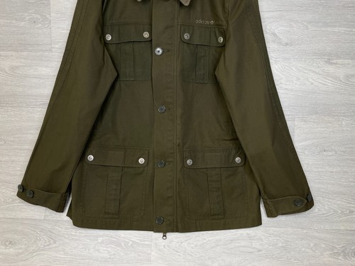 Giacca parka vintage Adidas Originals Utility stile Liam, taglia: Large, militare - Foto 19 di 22