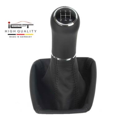 ICT Schaltknauf Schaltmanschette für Audi 80 Typ 89 / B3 / B4 Leder A61