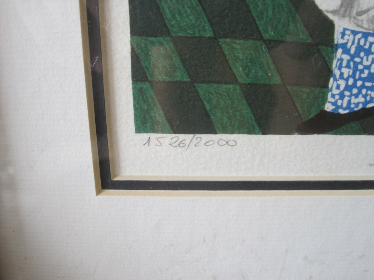 Guy Buffet, French Chef LE 1526/2000 Signed Framed/Matted 9x11